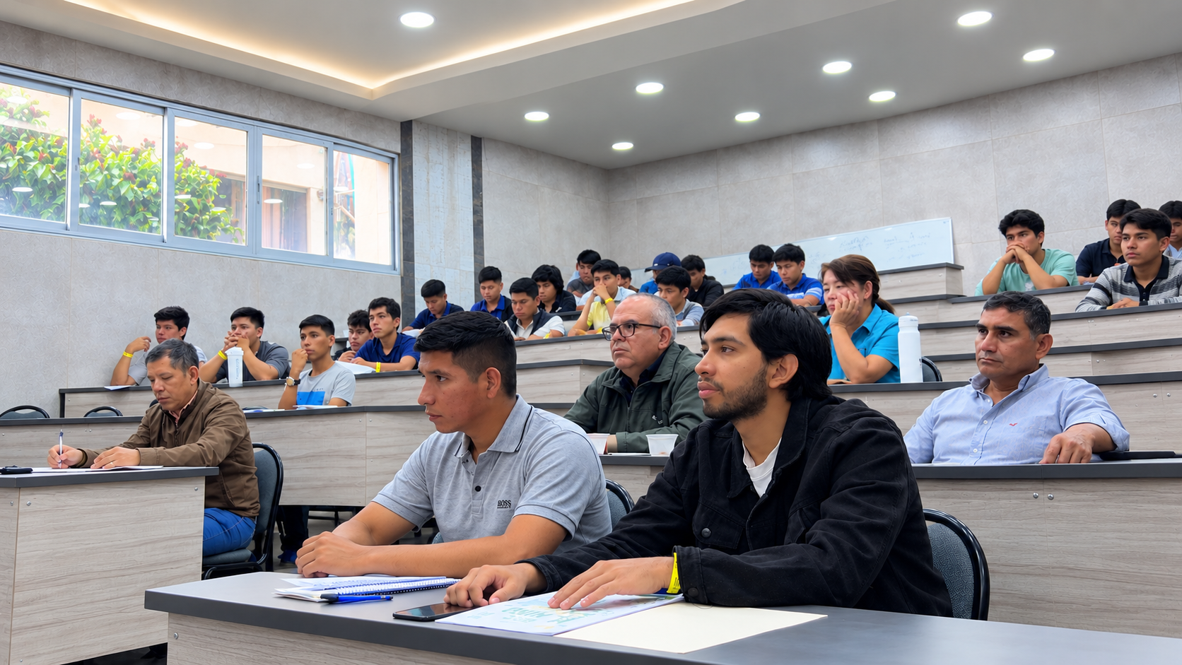 Participantes atendiendo una clase de PROFEL